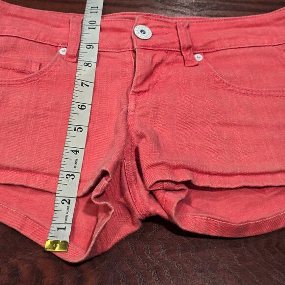 Vanilla Star Pink Low Rise Shorty Surf Y2K Summer Short Shorts - Picture 6 of 7